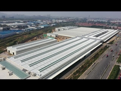 Estrutura de aço industrial pré-fabricada Armazém Moderno